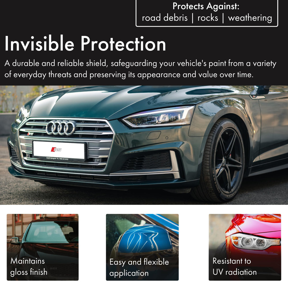 XPEL edge conformity detail showing precise fit and paint preservation