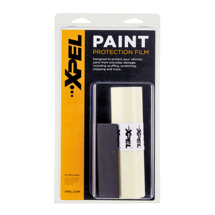 XPEL roll front view showing compact wrap and brand protection benefit