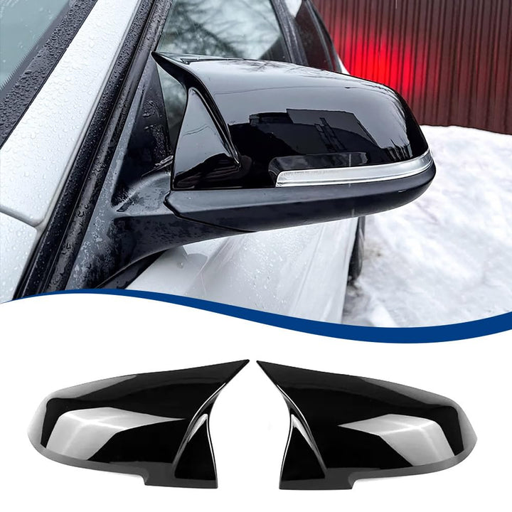 XPHAZZ front-mounted mirror cap on BMW showing sleek upgrade