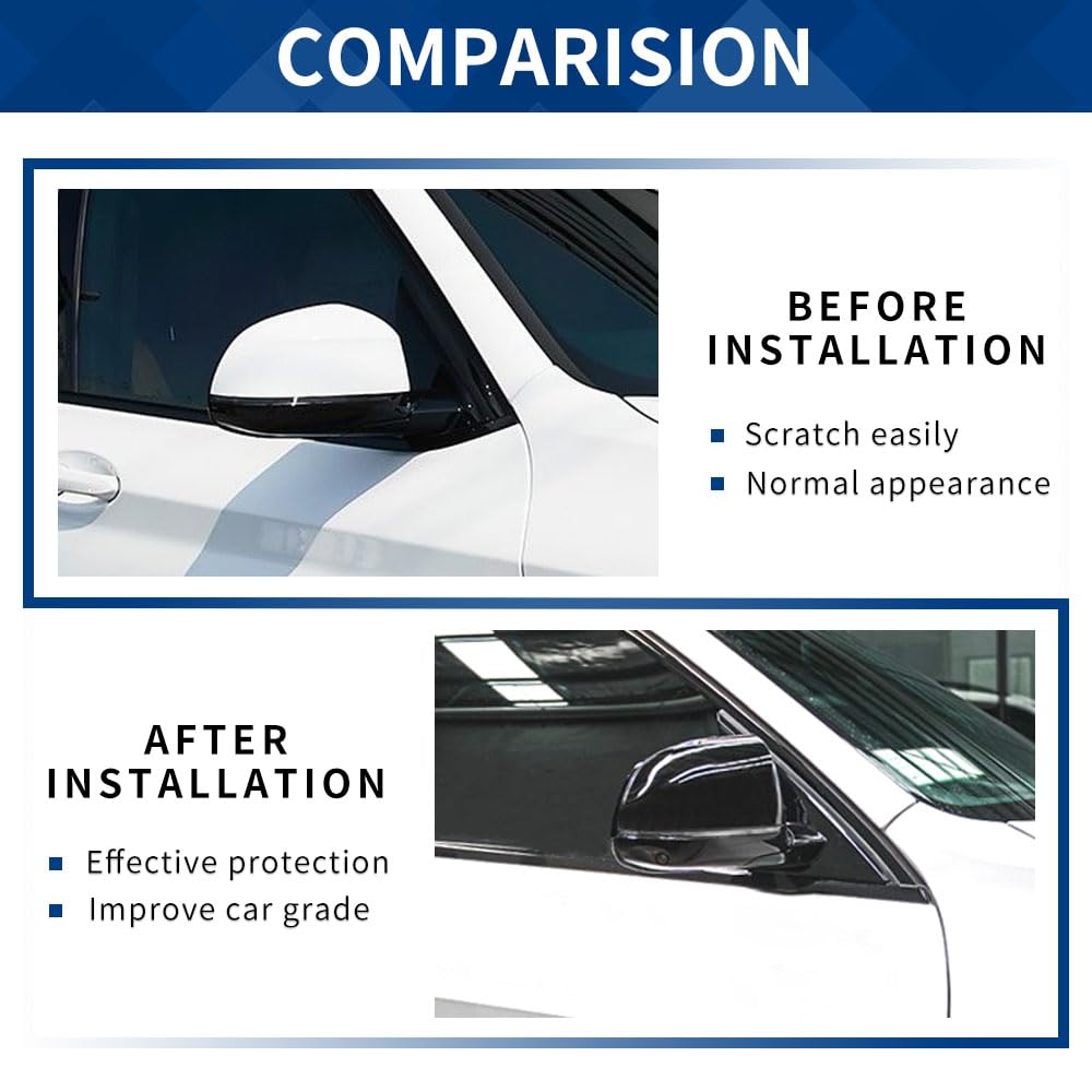 XPHAZZ side profile mirror cap highlighting contour fit for improved appearance