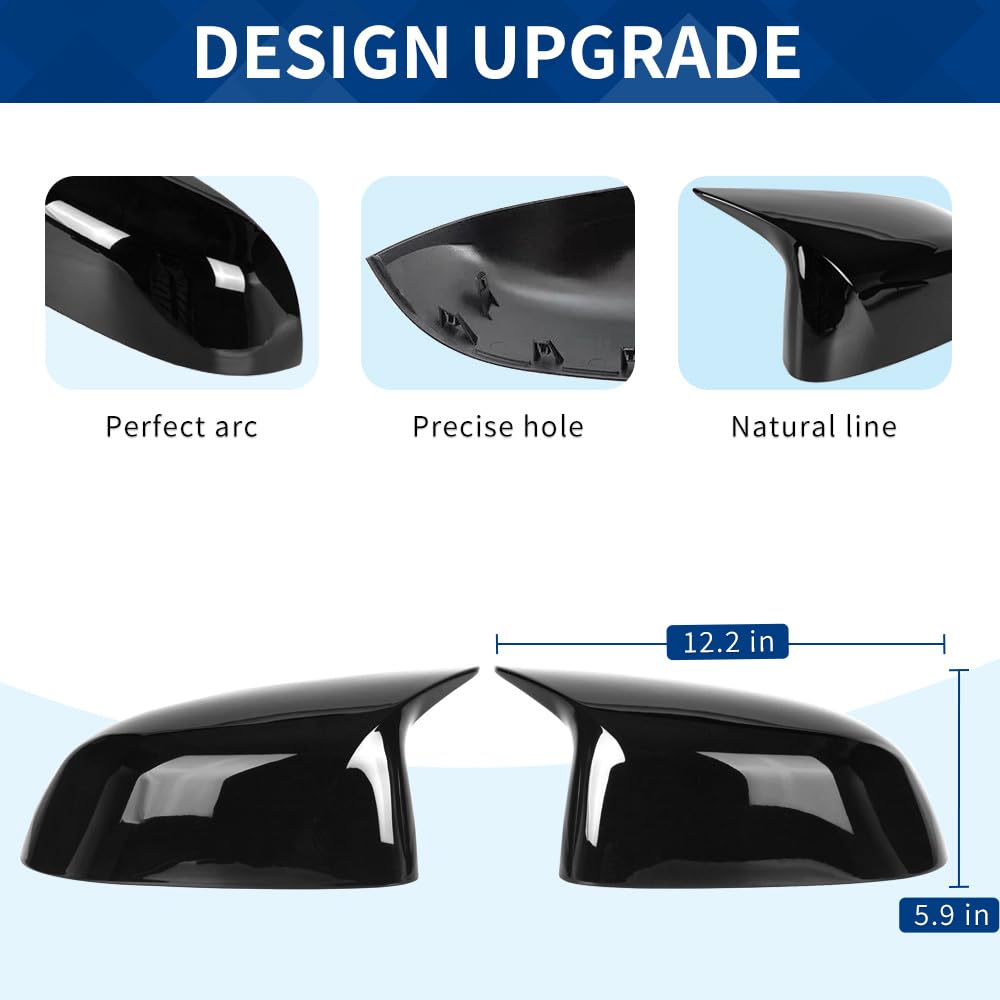 XPHAZZ mirror caps installed on BMW showcasing sporty upgrade benefit