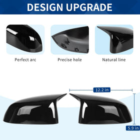XPHAZZ mirror caps installed on BMW showcasing sporty upgrade benefit