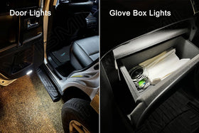 Xpismii license plate LED on Tundra at night enhancing rear visibility benefit