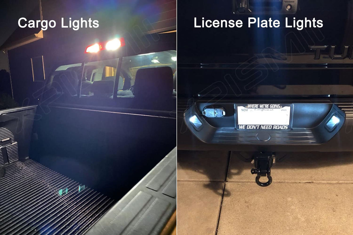 Xpismii LED next to halogen bulb for scale showing compact size and brighter output