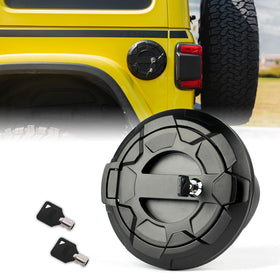 Xprite front view of locking gas cap cover showing secure fit and rugged look