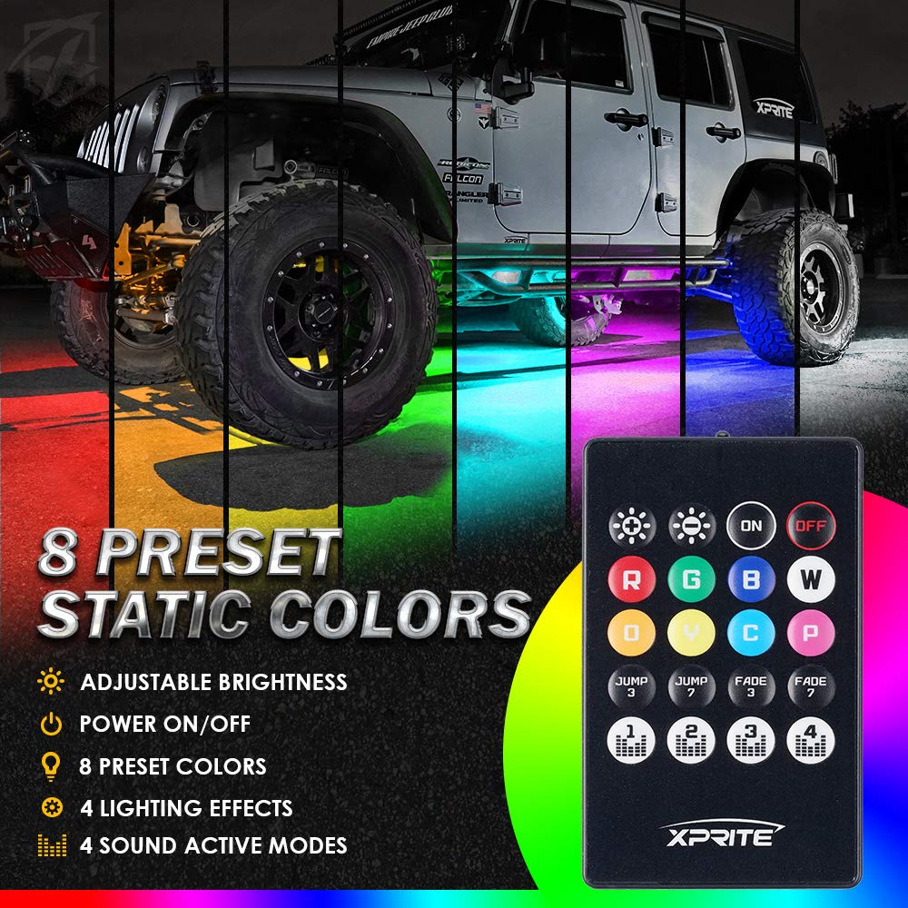 Xprite LED strip closeup highlighting high intensity SMD chips