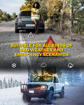 Xprite strobe active at night displaying bright patterns for improved safety
