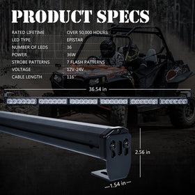 Xprite on UTV at night illustrating improved rear visibility off-road