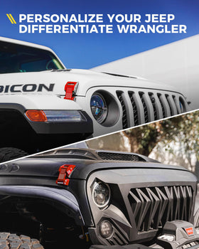 Xprite latches on Jeep in off-road setting showing rugged style and reliability