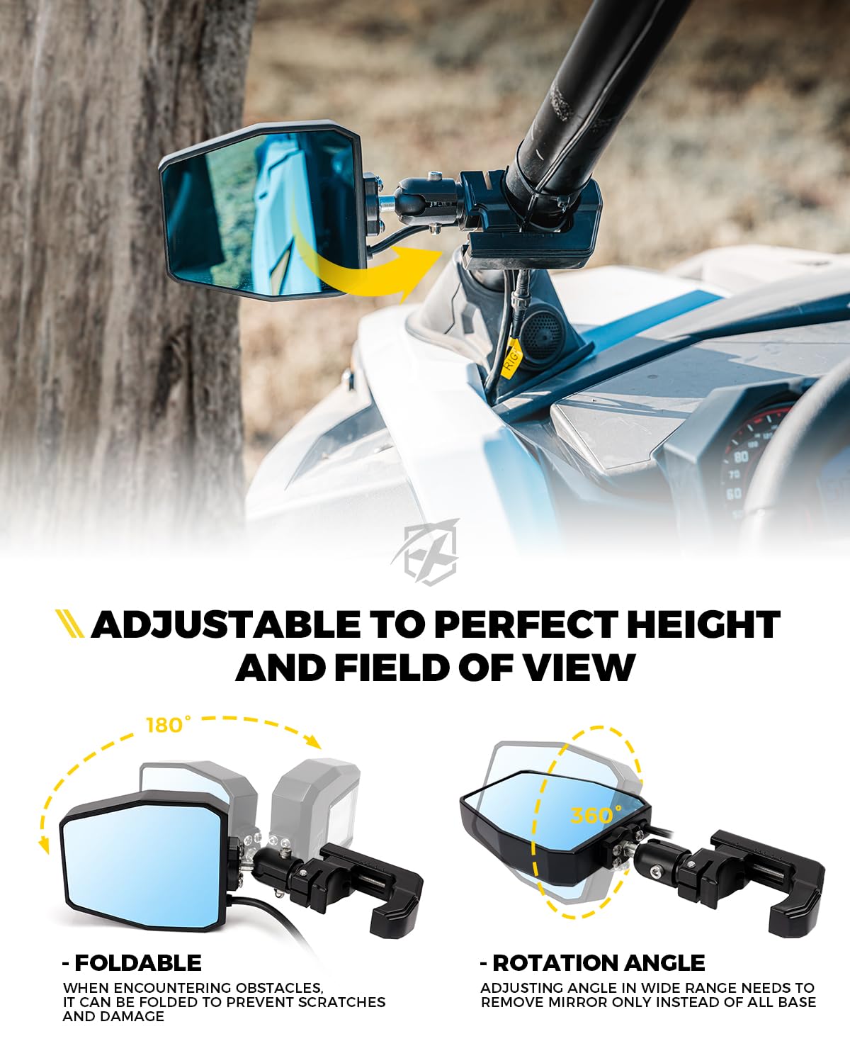 Xprite blue tinted glass detail reducing glare for clearer vision