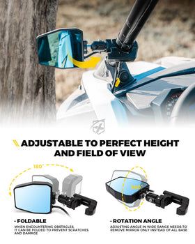 Xprite blue tinted glass detail reducing glare for clearer vision