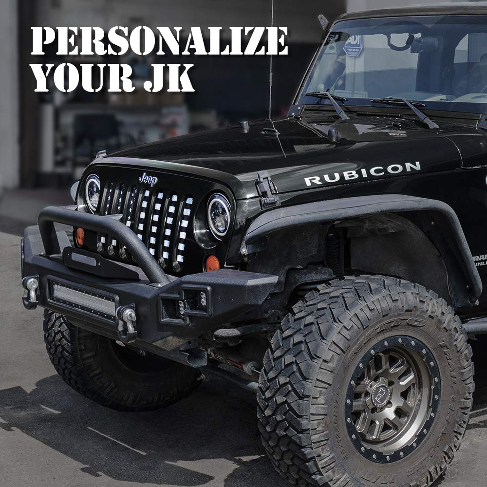Xprite side profile of installed insert on Jeep illustrating seamless factory fit