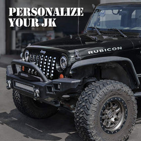 Xprite side profile of installed insert on Jeep illustrating seamless factory fit