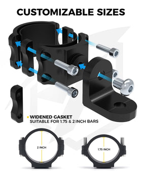 Xprite side profile with LED whip attached demonstrating stable hold