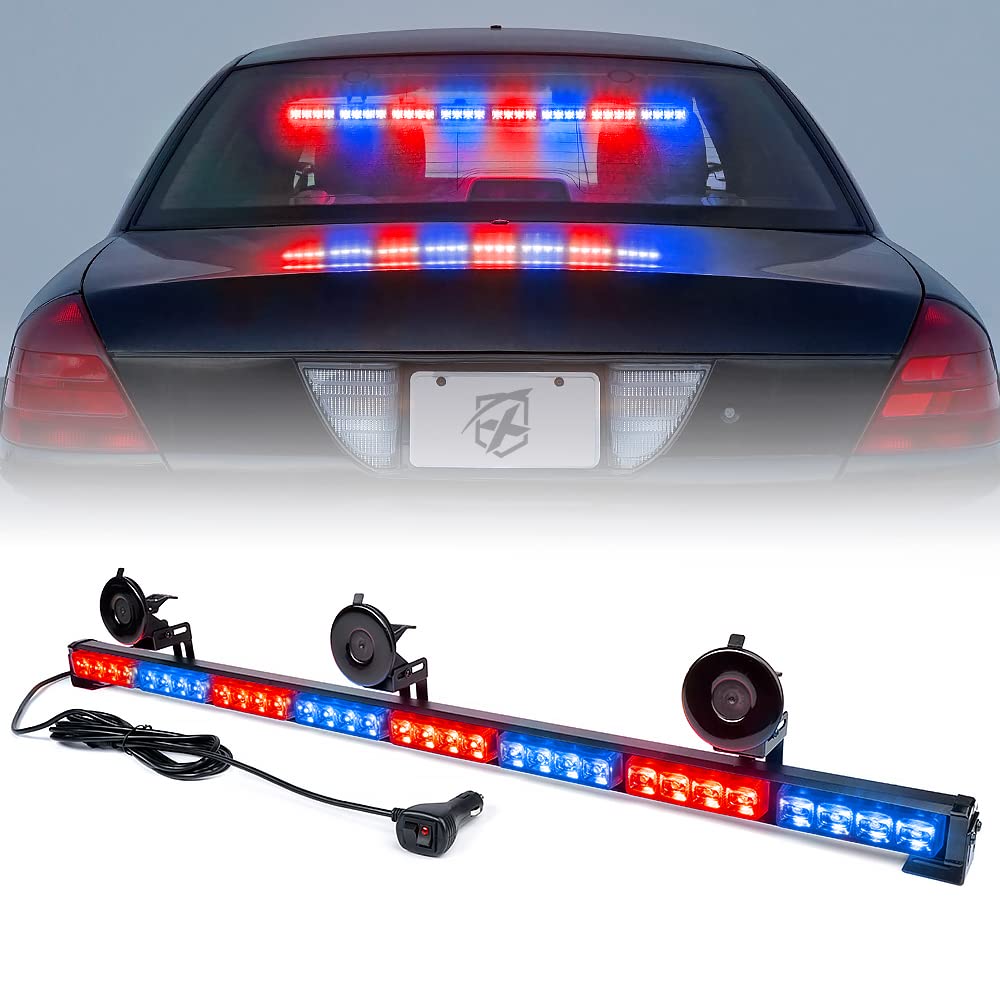 Xprite front view of light bar showing multi-color LEDs and bright output benefit