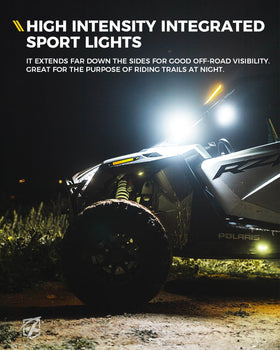 Xprite LED puddle light detail demonstrating ground illumination for safer entry