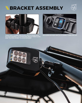 Xprite wiring harness and rocker switch showing easy-install benefit