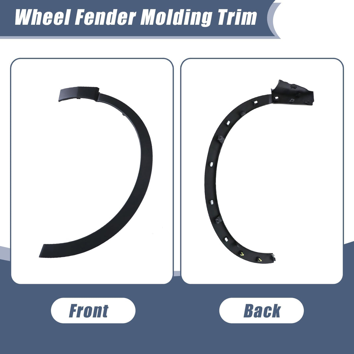 XQSMWF close-up of fender edge detail showing precise molding for durability
