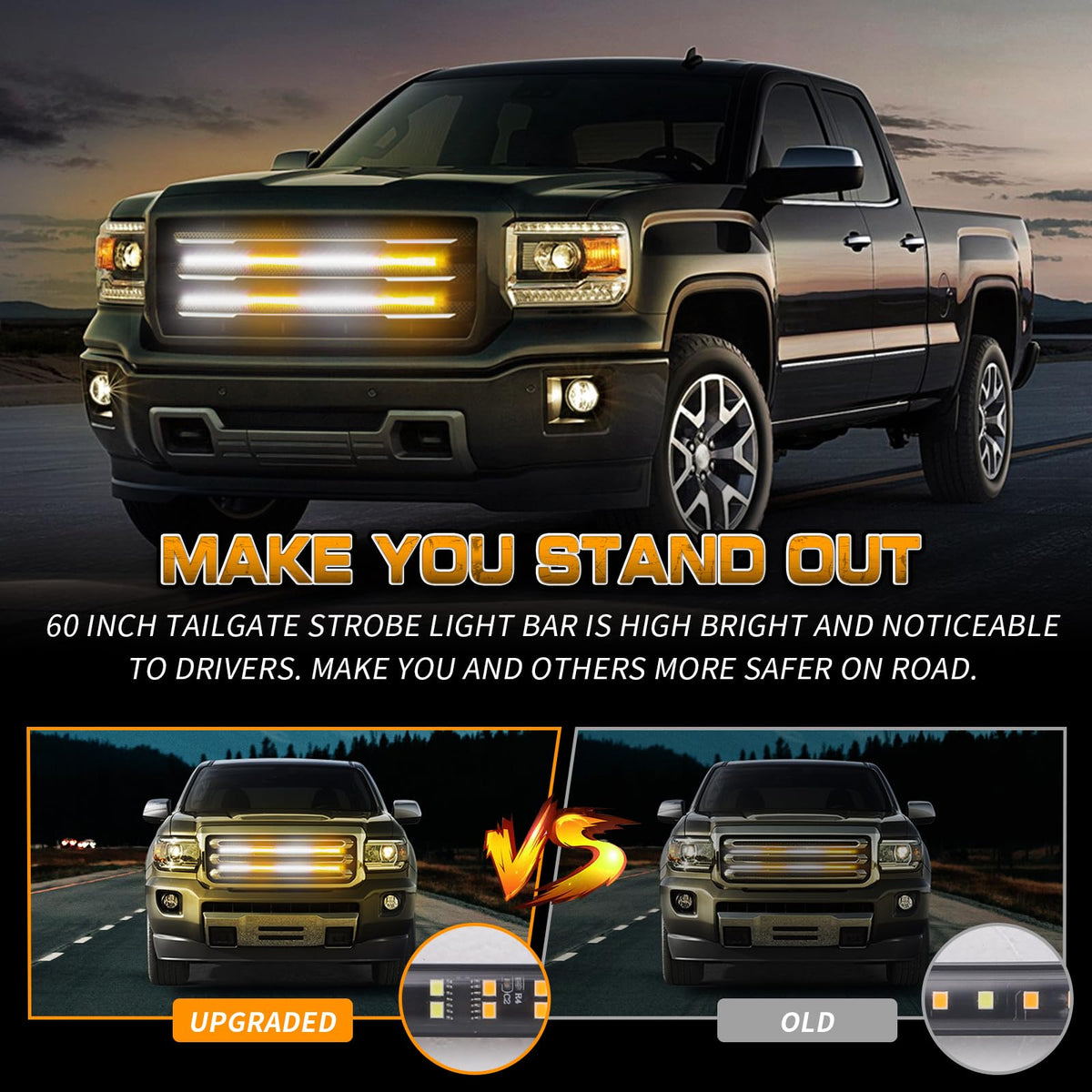 XRIDONSEN close-up on LED array and sealed PVC tube highlighting durability and bright visibility