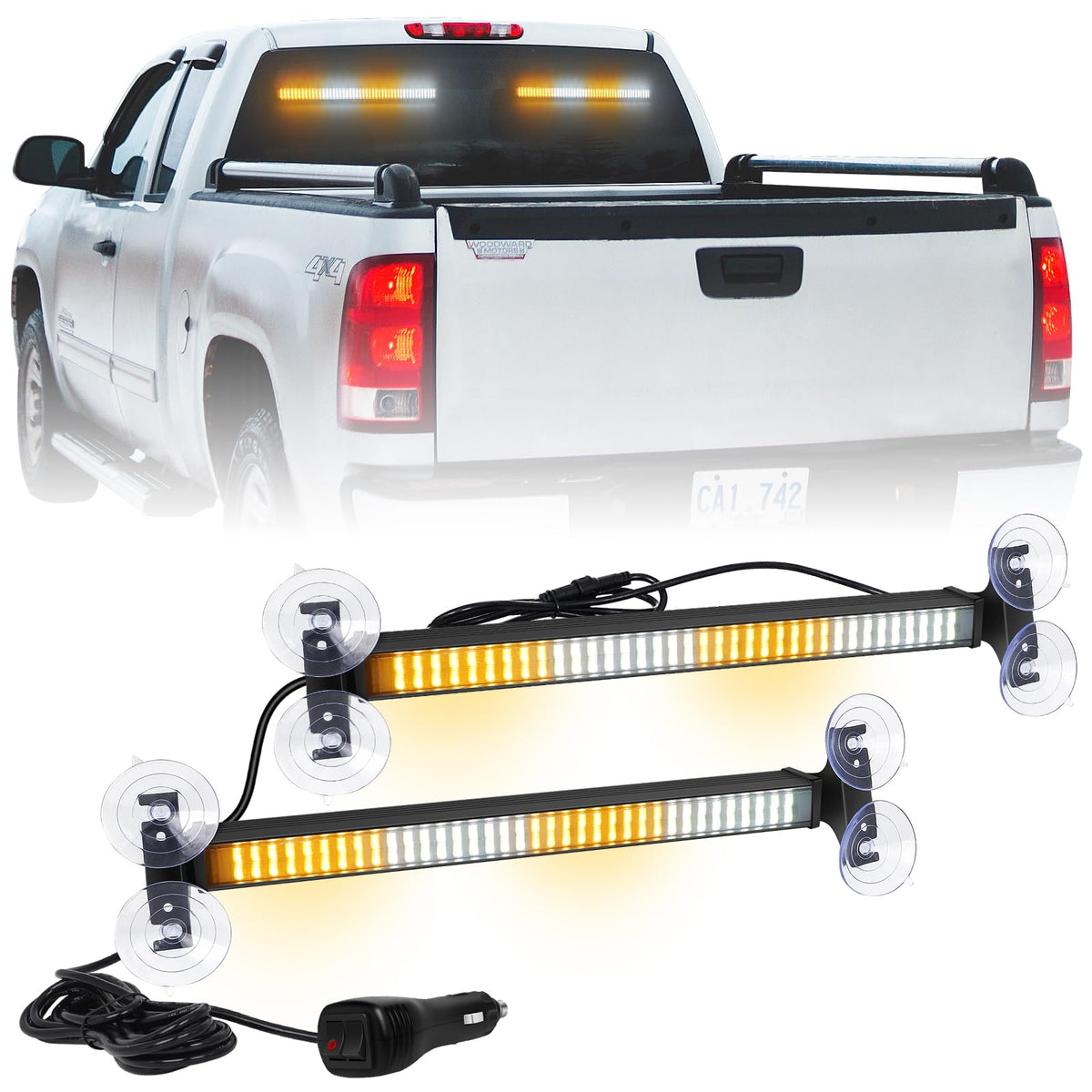 XRIDONSEN front view light bar showing sleek housing and strong visibility