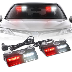 XRIDONSEN front view mounted on dash shows clear warning visibility