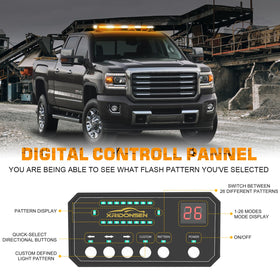 XRIDONSEN installed on truck roof demonstrating 360° visibility for safer roadside work