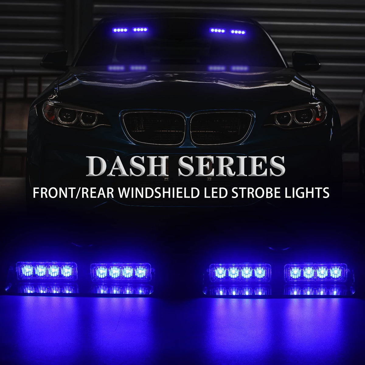 XRIDONSEN close-up of 16 high-intensity LEDs highlighting durable lens and bright output