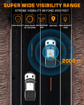 XRIDONSEN installed on a truck roof in rain to show waterproof performance