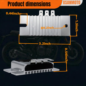 XSANMOTO heat sink fins close-up for improved heat dissipation benefit