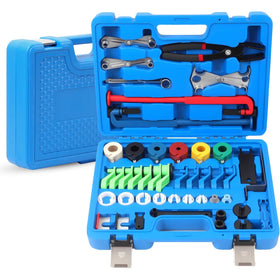 XSTARYE front view with open case showing organized 45-piece kit for quick access