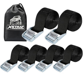 XSTRAP STANDARD front packaging showing six straps and bag, organized for transport