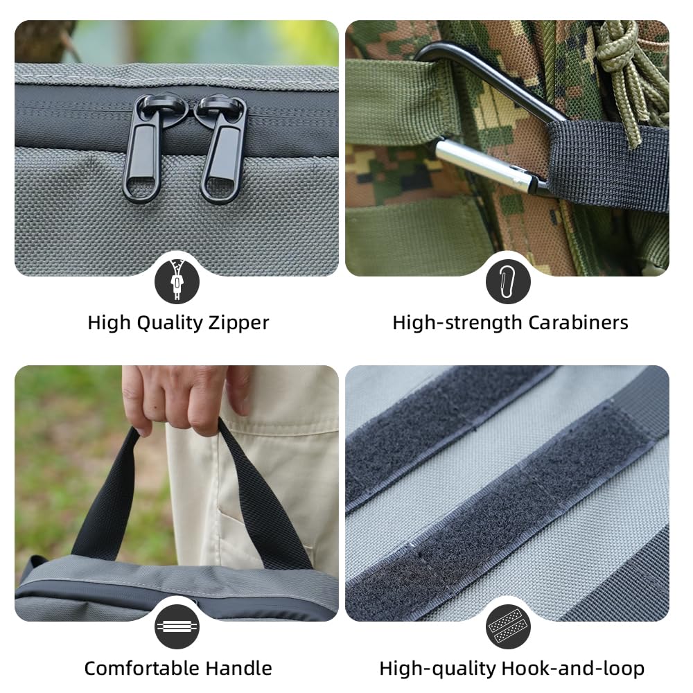 XTAR heavy-duty hook-and-loop closure offering secure travel hold