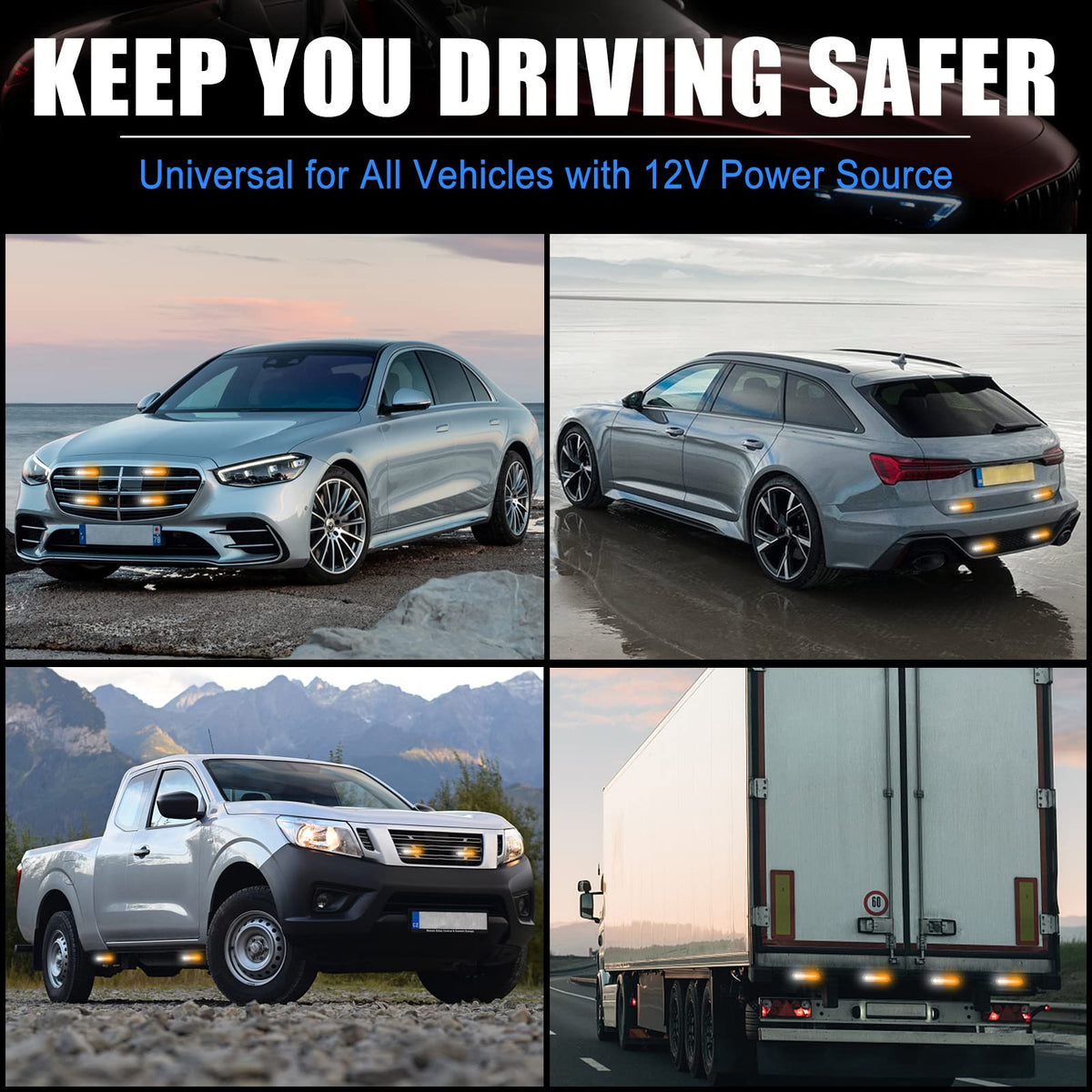XTAUTO nighttime scene on vehicle highlighting high visibility and safety
