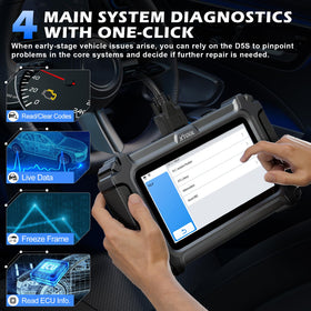 Close-up of XTOOL D5 touchscreen providing clear, fast input