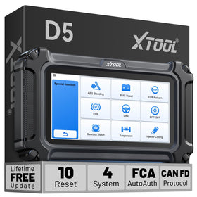 XTOOL D5 front display showing diagnostics for quick identification