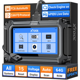 XTOOL D6 front display showing home screen and fast navigation benefit