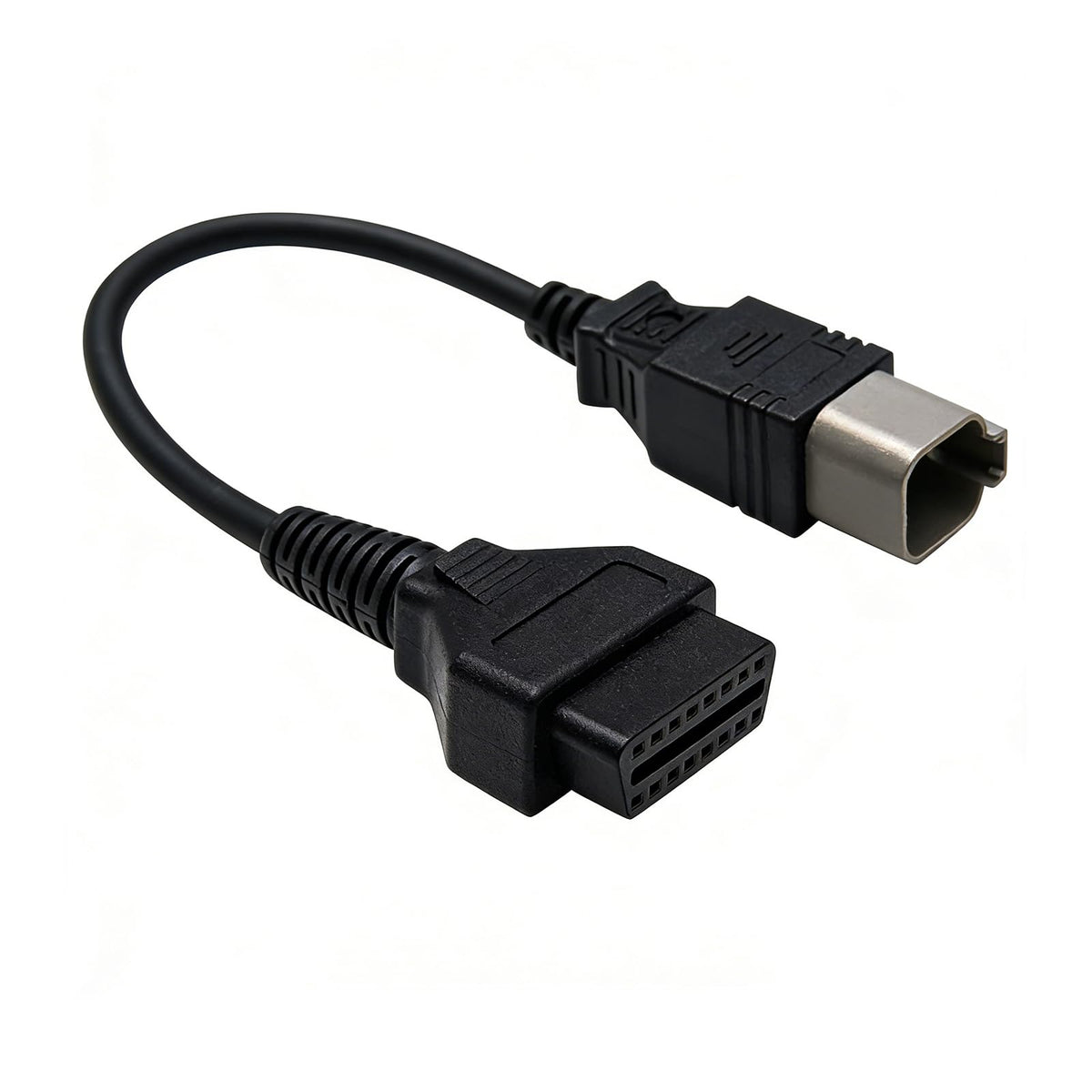 XTPTFABS front view connector showing 6-pin to 16-pin conversion benefit