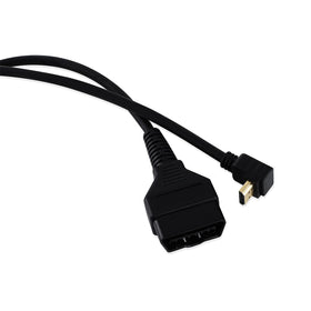 XTPTFABS cable next to ruler demonstrating accurate 59in length