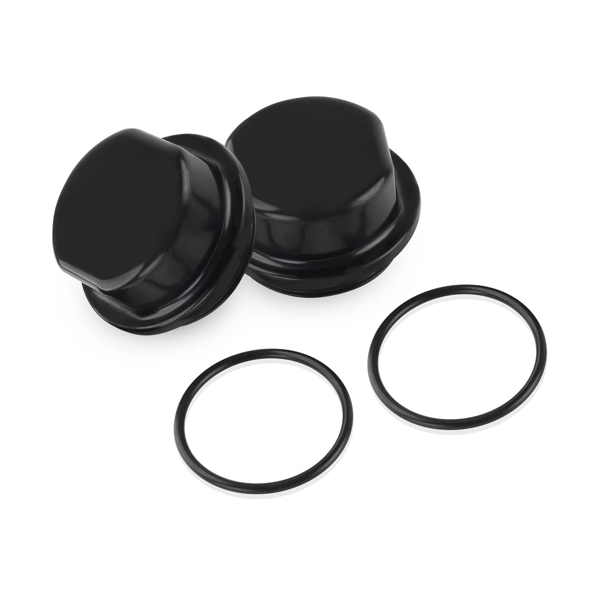 XTPTFABS lifestyle image of trailer wheel with cap in service
