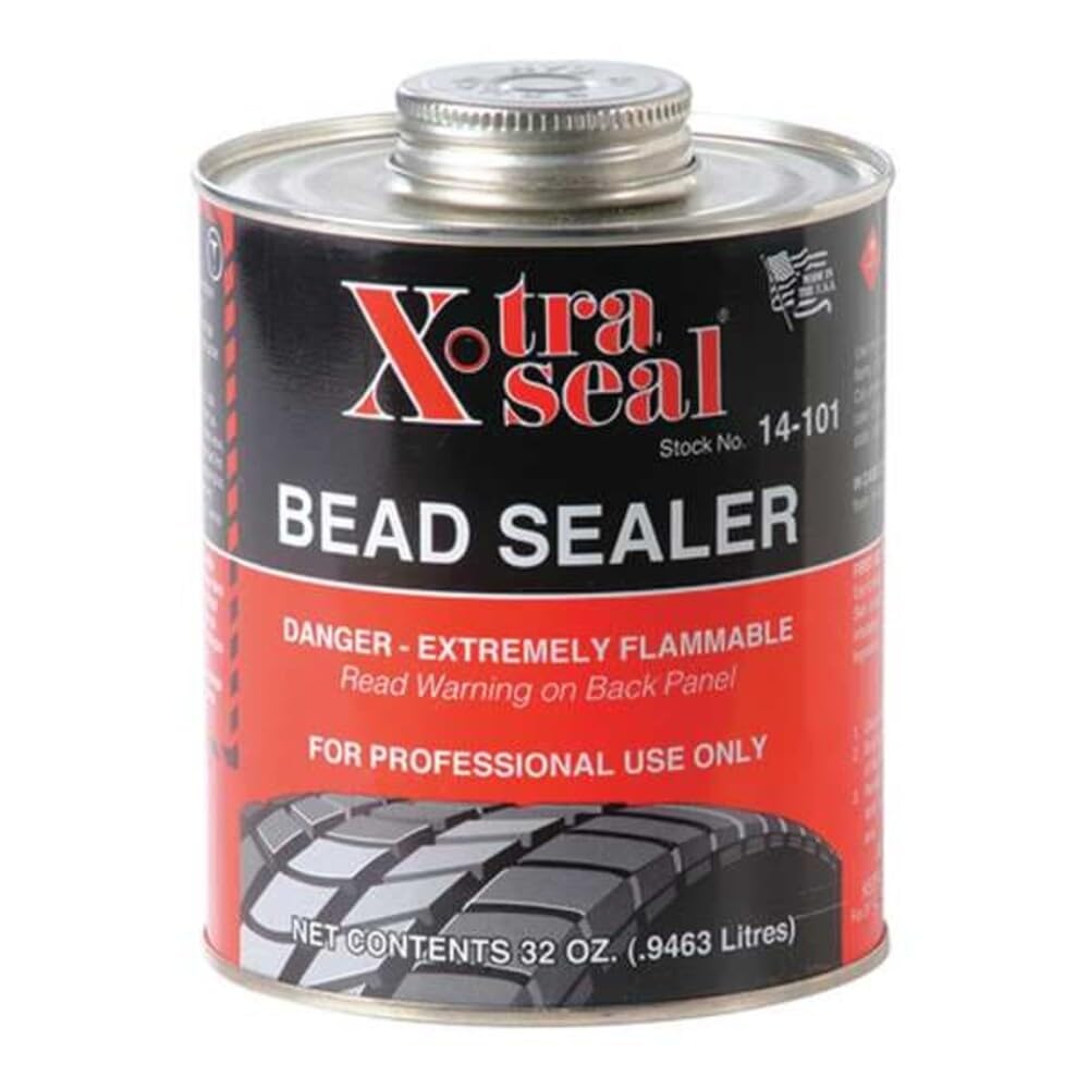 Xtra-Seal front can showing label and 32 oz size for reliable bead sealing