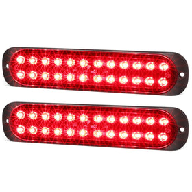 XtraGlow front view showing slim red lens and strong visibility
