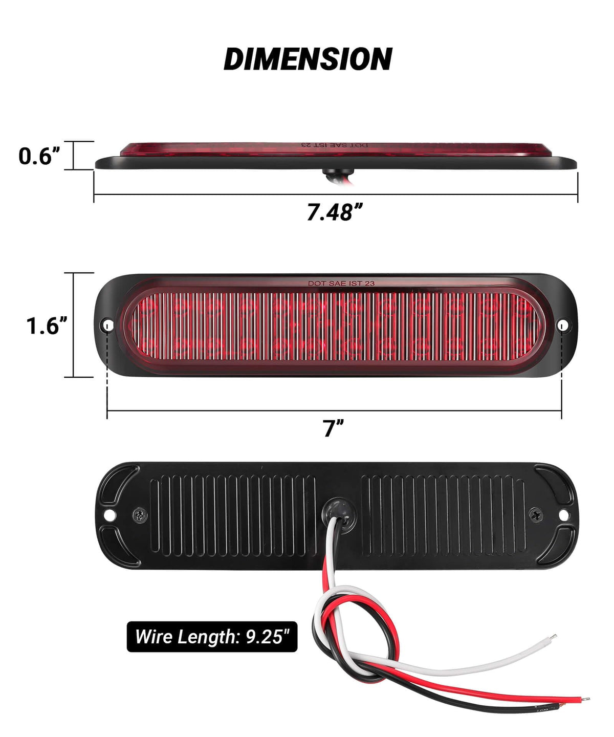 XtraGlow illuminated at night on trailer demonstrating brighter safety lighting