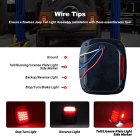 XtraGlow reverse light illumination showing strong white LEDs for backup visibility