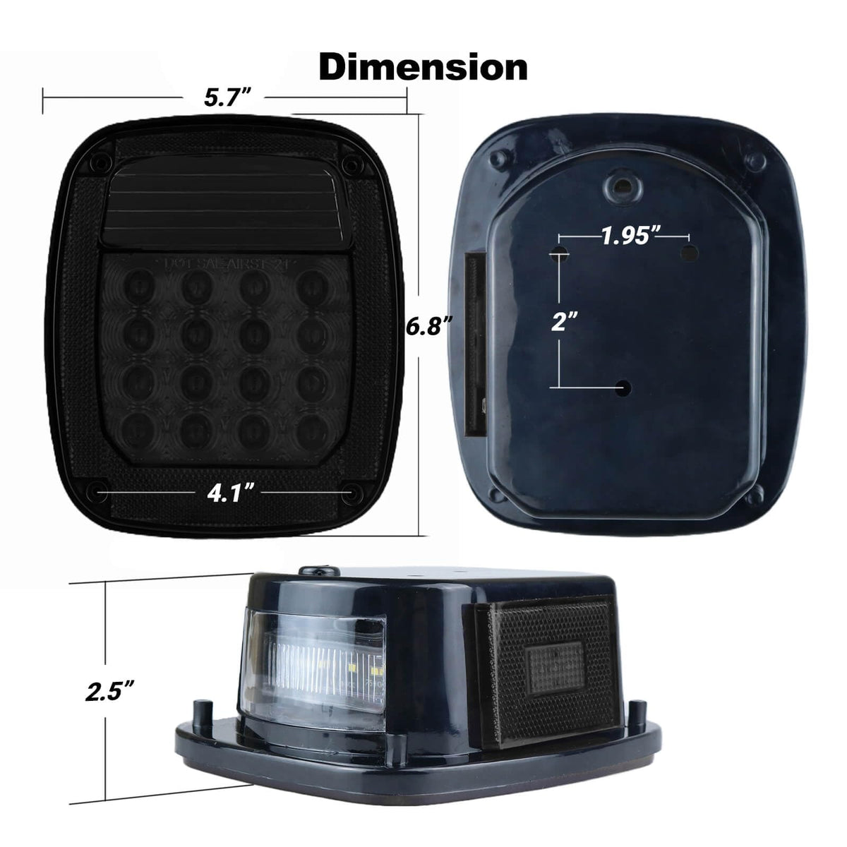 XtraGlow housing removed illustrating removable lens for straightforward installation
