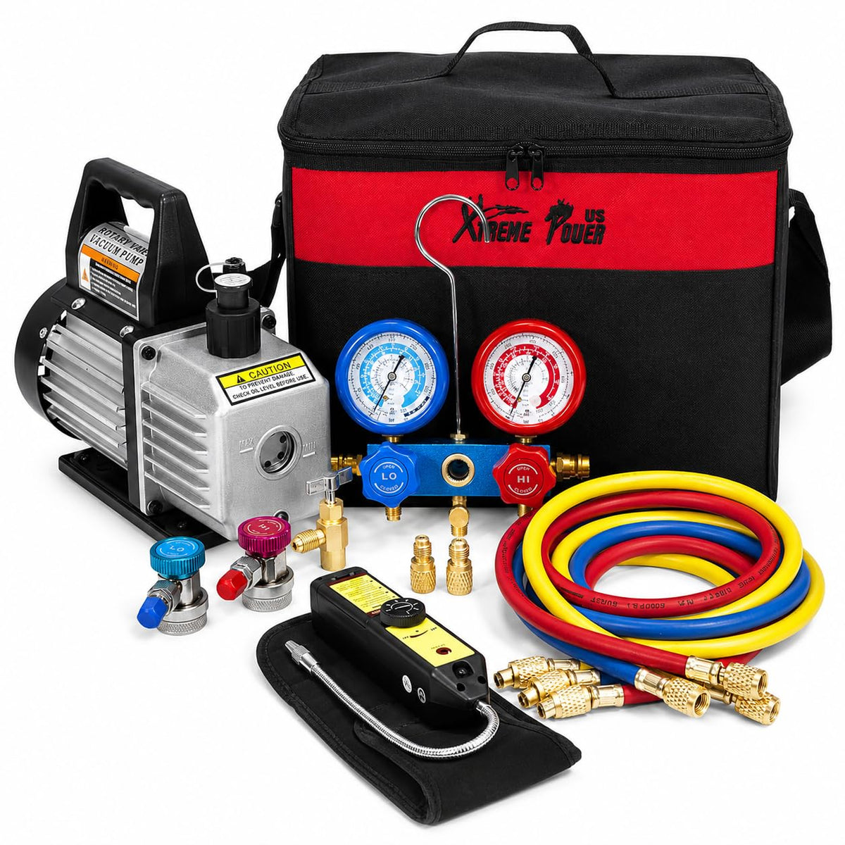 XtremepowerUS full kit front view showing organized components and portability benefits