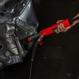 XtremepowerUS side profile of hydraulic ram highlighting solid construction