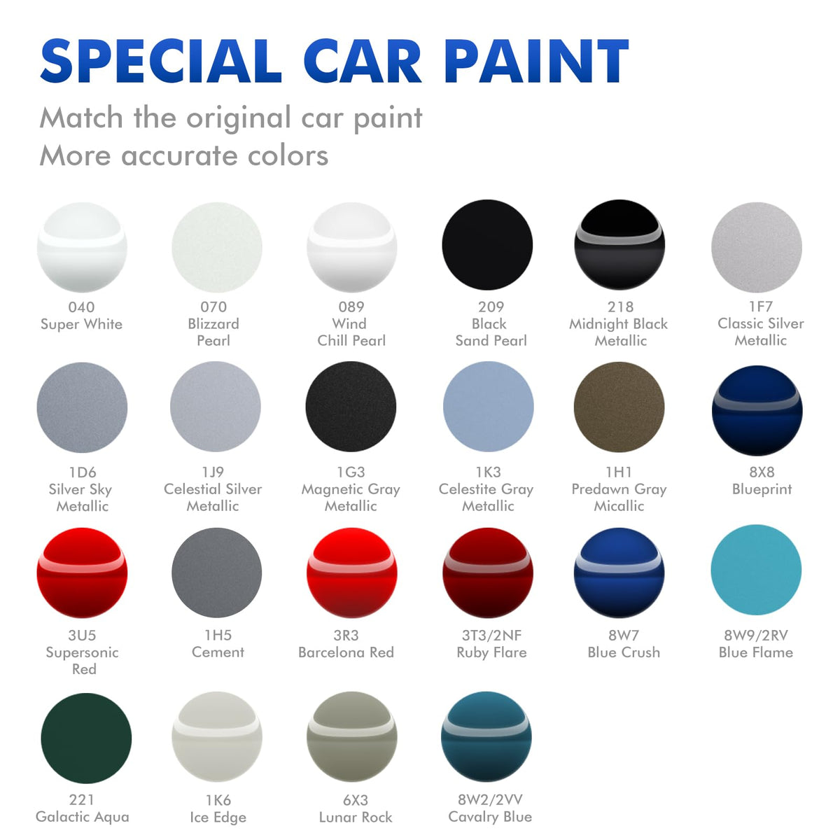XTryfun brush applicator detail for precise Toyota scratch repairs
