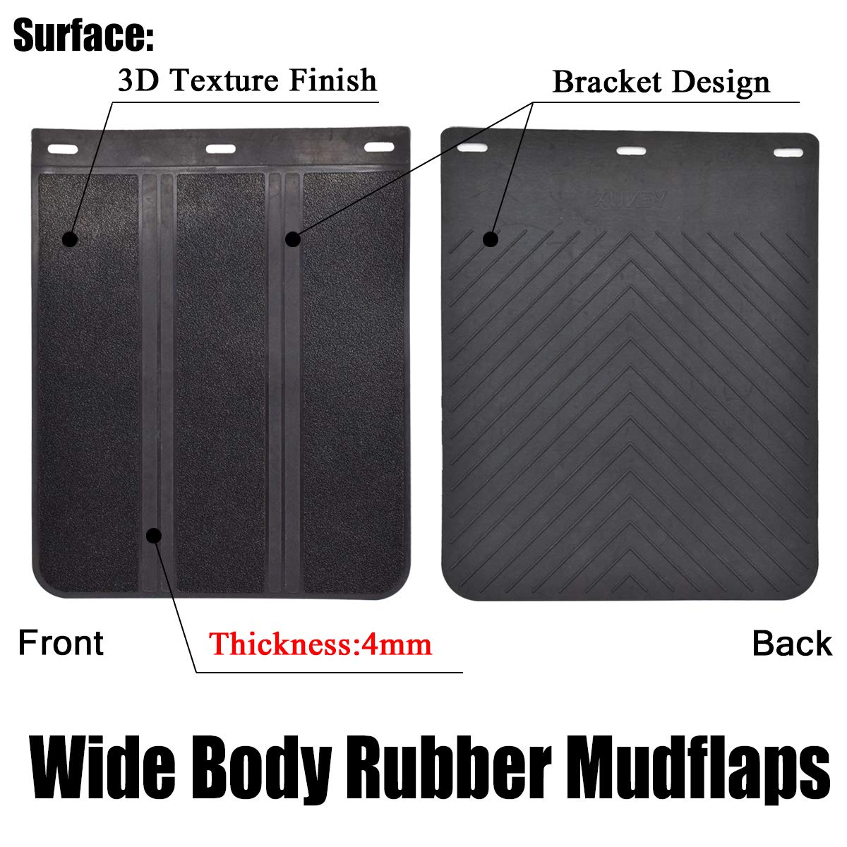 XUKEY close-up rubber texture highlighting durable, tear-resistant material
