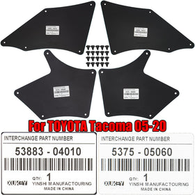 XUKEY fastener clips set with retainers displayed for secure, OEM-style fit