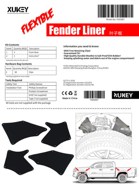 XUKEY fitment alignment holes photographed to show easy installation accuracy